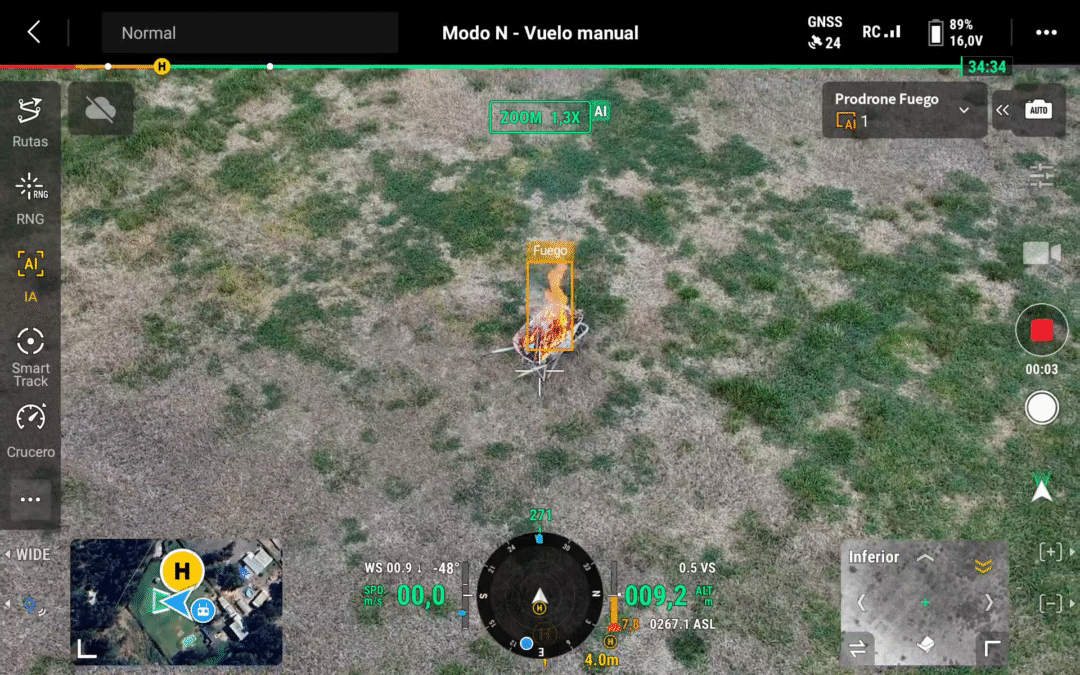 Inteligencia Artificial para la detección temprana de incendios en Chile