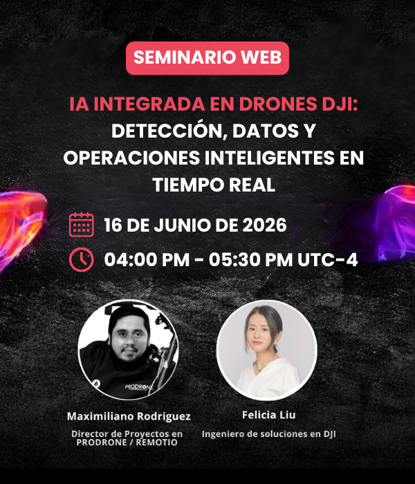 Webinar IA integrada en drones DJI
